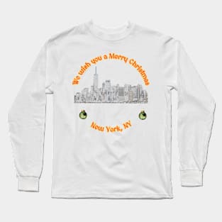 Christmas in New York v2 Long Sleeve T-Shirt